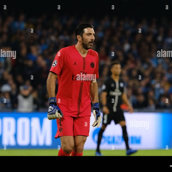 Jordan PSG Gigi Buffon #1 2018/2019 long sleeve goalkeeper jersey UCL Size L - Picture 2 of 16